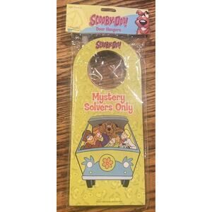Scooby Doo Door Hangers TWO SIDED PACK OF 4 - RARE - Brand New Unopened!